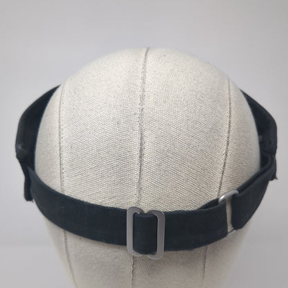 Adidas Slideback Visor Hat Black One Size Adjustable Solid Outdoor