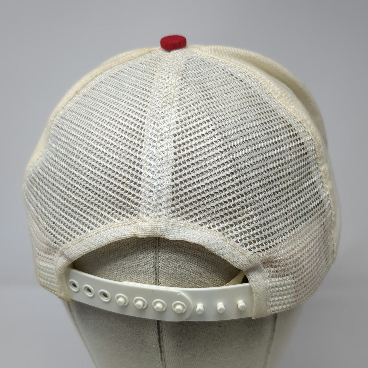 Castrol GTX Racing Trucker Hat White Red Vintage Mesh Snapback Made in USA