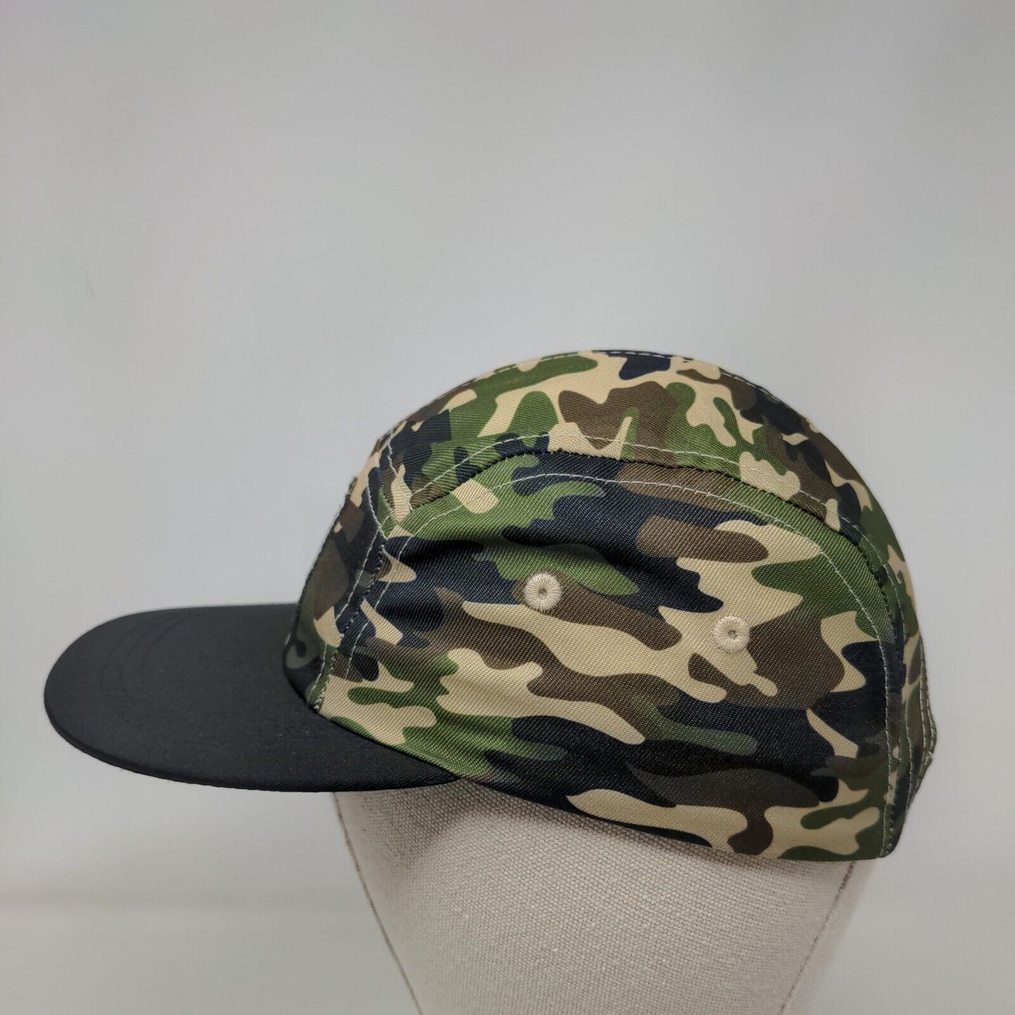 Urban Surf Strapback Hat Camouflage One Size Adjustable Strapback Vented Holes