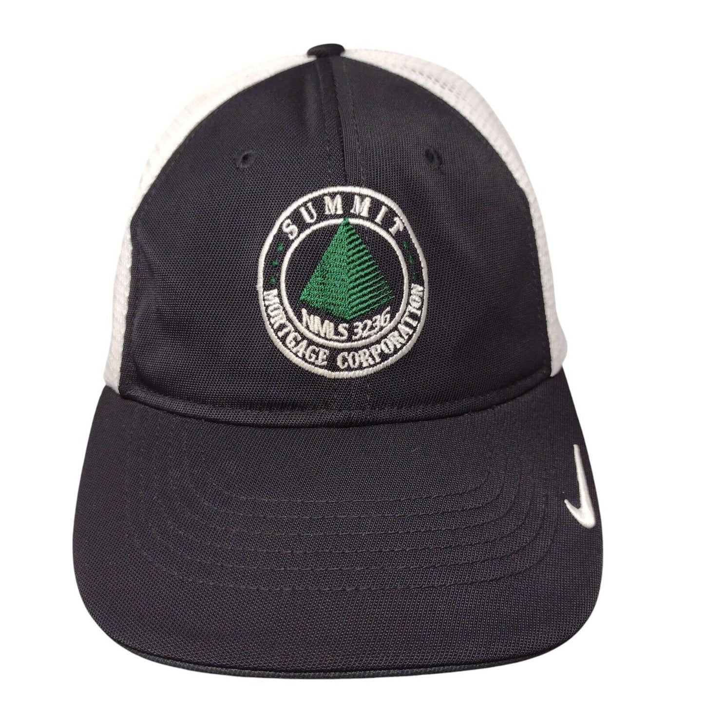 Summit Mortgage Corporation Fitted Trucker Hat Black L/XL Nike Golf
