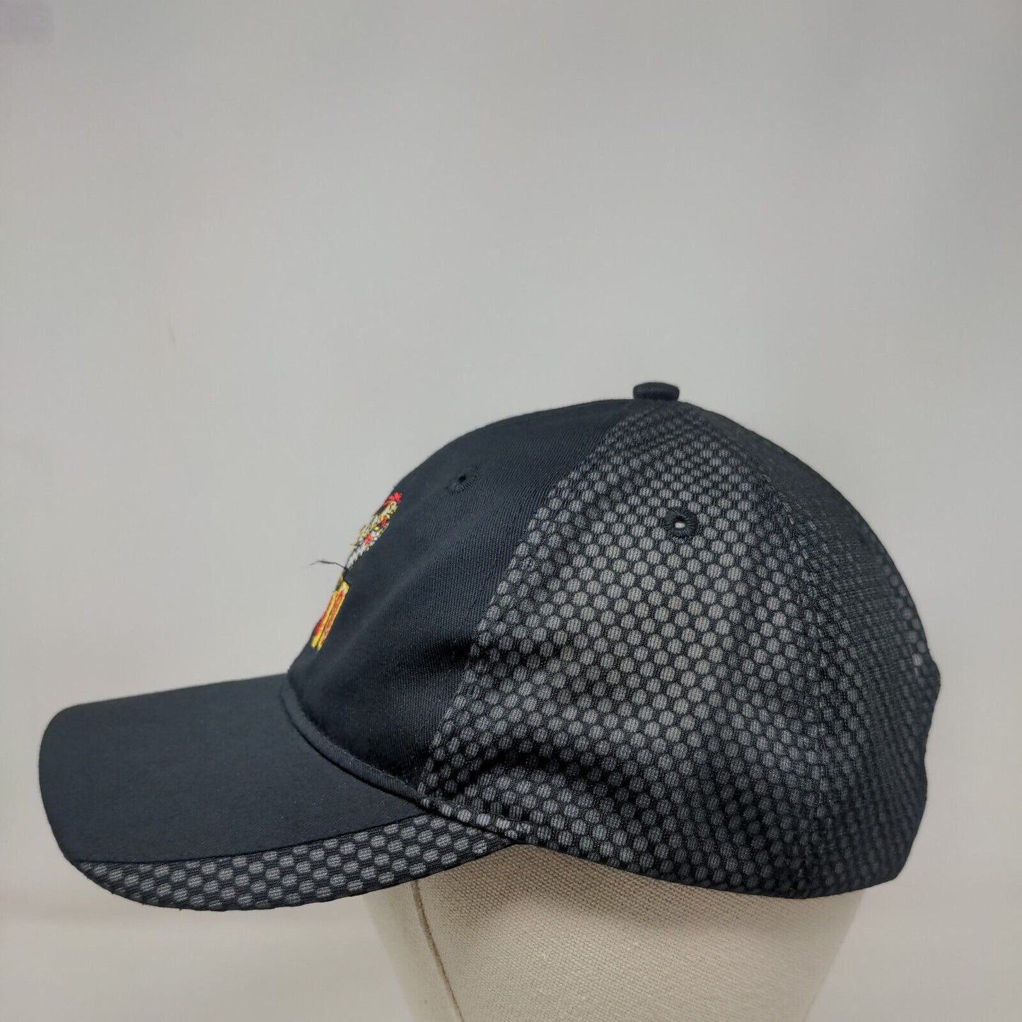 PDQ Chicken Strapback Hat Black One Size Embroidered Port Authority