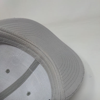 Life Snapback Trucker Hat Gray OSFM Adjustable Embroidered Mesh Back 6 Panel