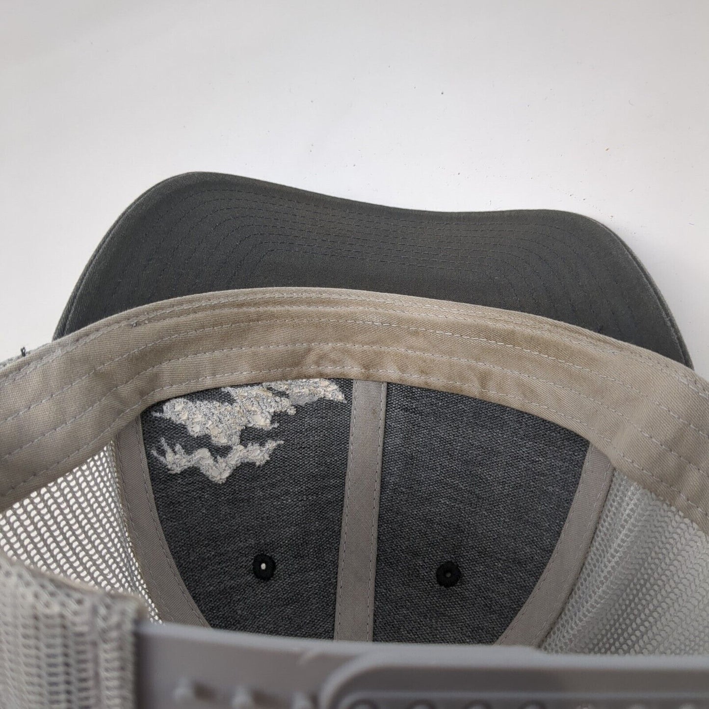 The Sweet Lillies Snapback Trucker Hat Gray One Size Adjustable Mesh Back