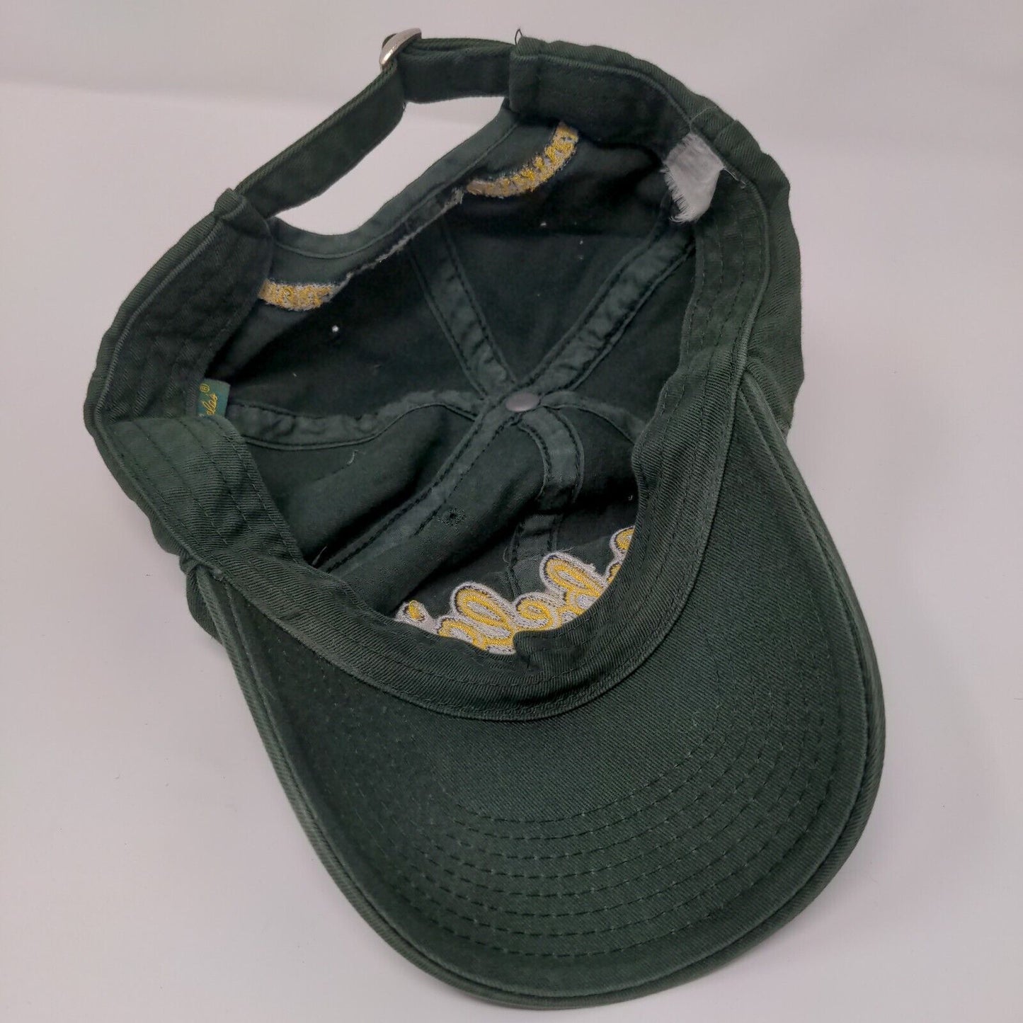 Cabela's Slideback Hat Green OSFA Adjustable Embroidered 6 Panel