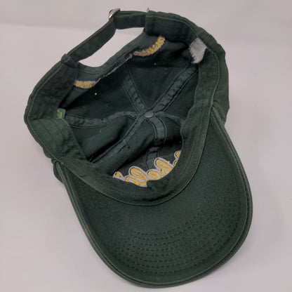 Cabela's Slideback Hat Green OSFA Adjustable Embroidered 6 Panel