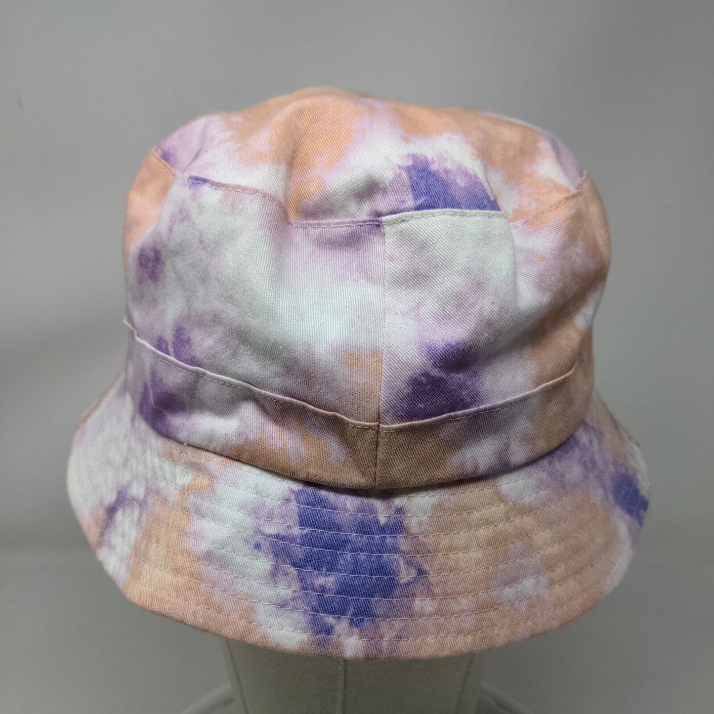 WAYF Bucket Hat Multicolor One Size Lightweight Flat Top Tie Dye Blank