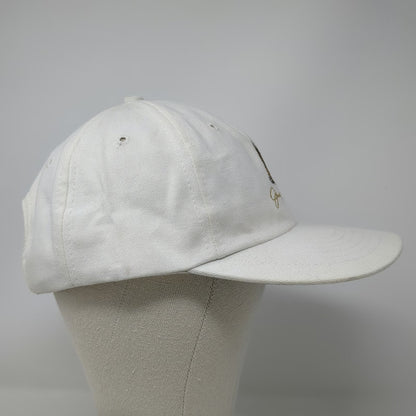 Texace Cap White OSFM Johnny Miller Eagle Signature Golf Hat Vintage Made In USA