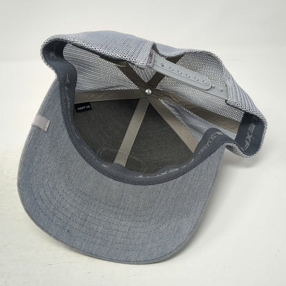 TravisMathew Trucker Hat Gray One Size Quality Electric Patch Mesh Snapback