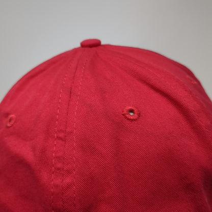 Hit Wayne Sanderson Farms 5 Panel Red Hat One Size Strapback Cotton Chicken Logo