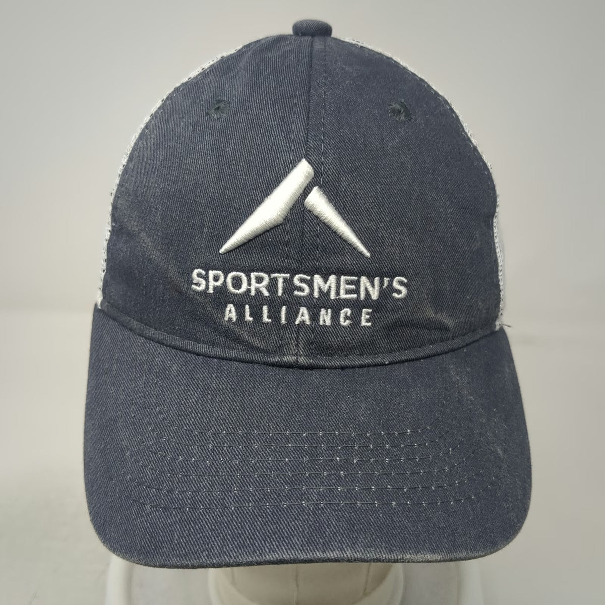 Outdoor Cap Sportsmen's Alliance Trucker Hat Blue White One Size Mesh Snapback