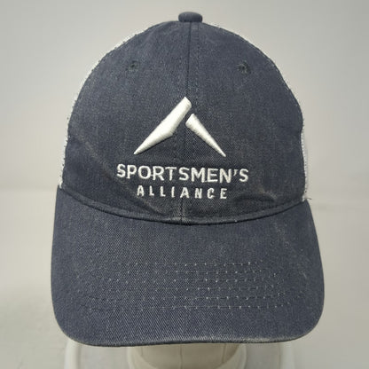 Outdoor Cap Sportsmen's Alliance Trucker Hat Blue White One Size Mesh Snapback