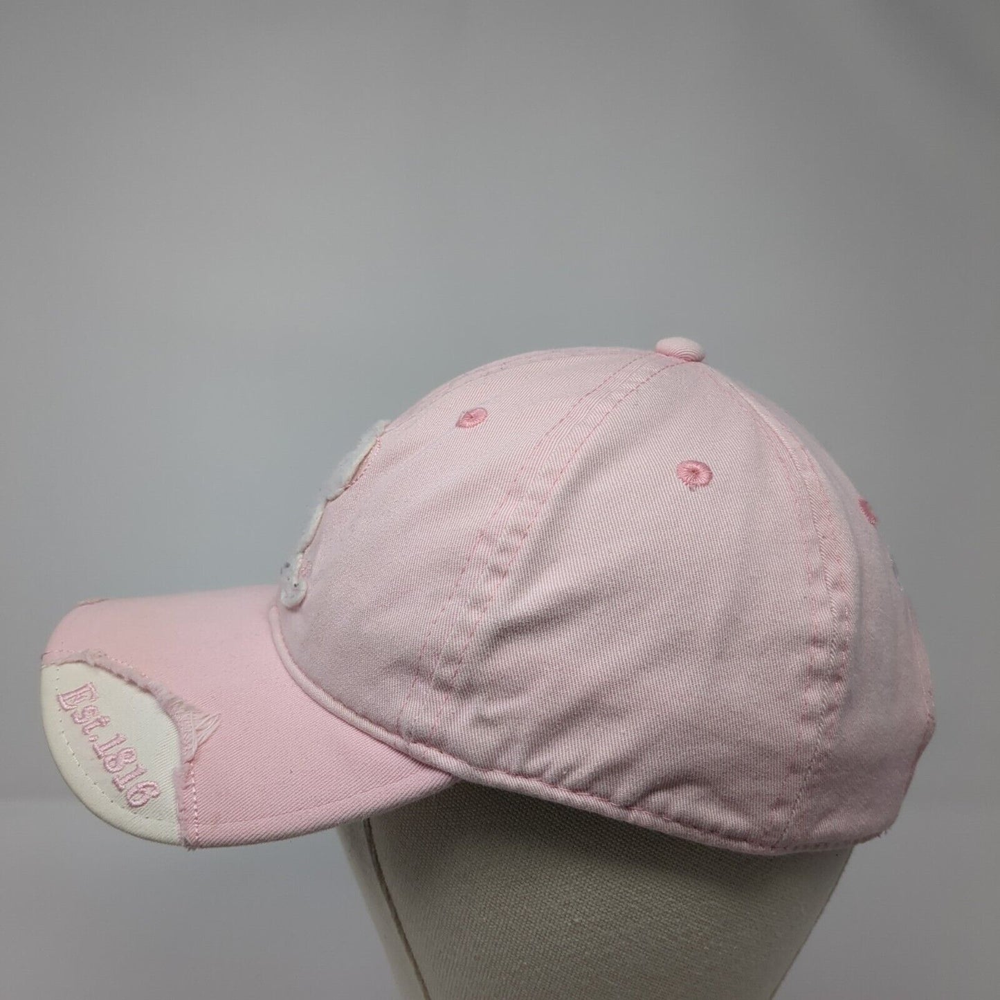 R Est. 1810 Slideback Hat Pink One Size Adjustable Remington 6 Panel