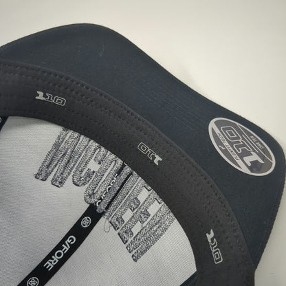G/FORE Snapback Hat Black One Size McQUEEN Golf 110 Flexfit 3D Logo Embroidery