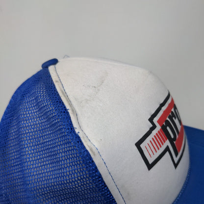 Pro-Fit Snapback Rope Trucker Hat Blue OSFA Mesh Back Colorblock