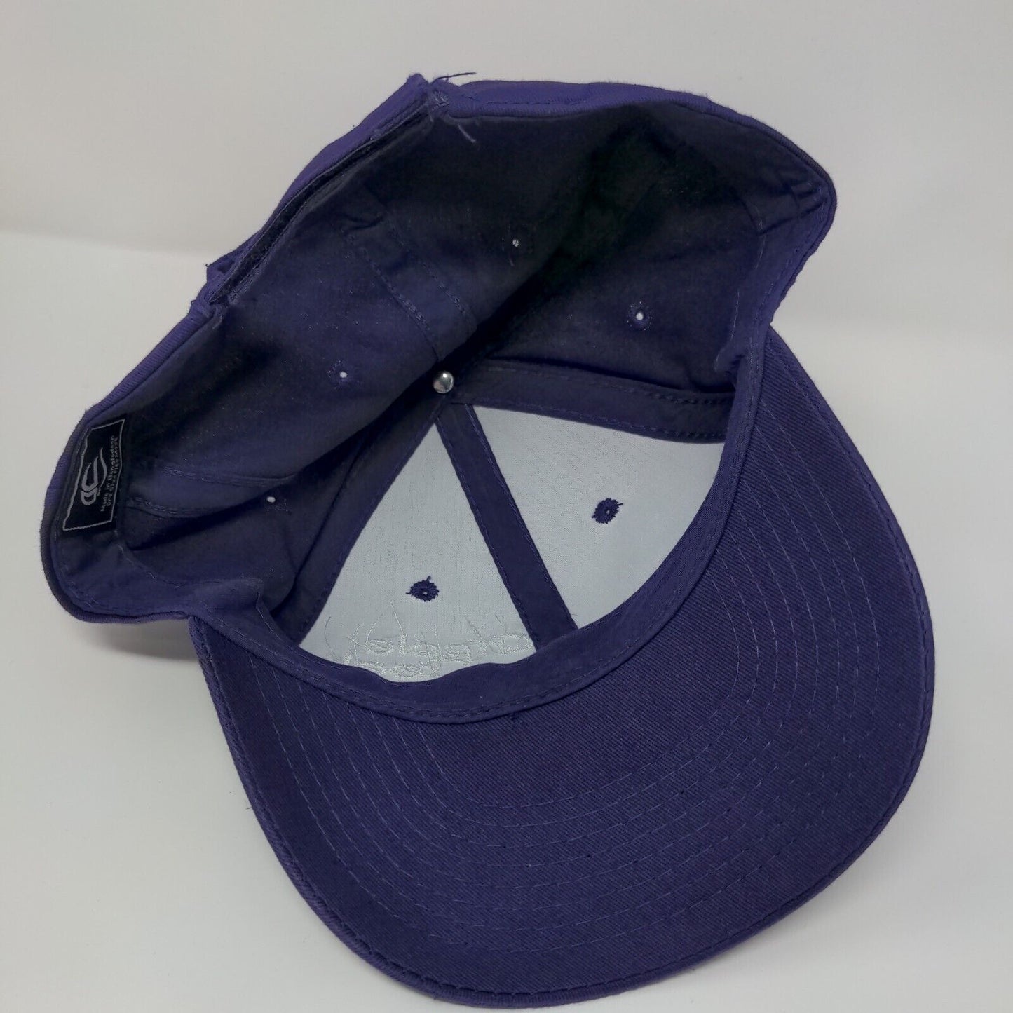 Cripple Creek Enterprises Strapback Hat Purple OSFM Outdoor Cap