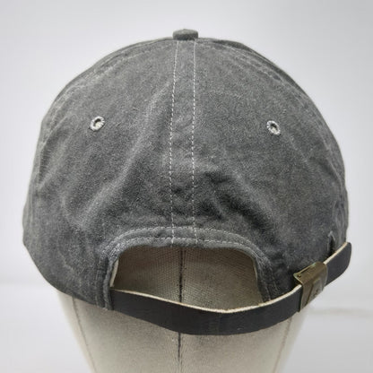 Texace Baseball Cap Gray Majestic Oaks Golf Club Leather Strapback Hat Vintage