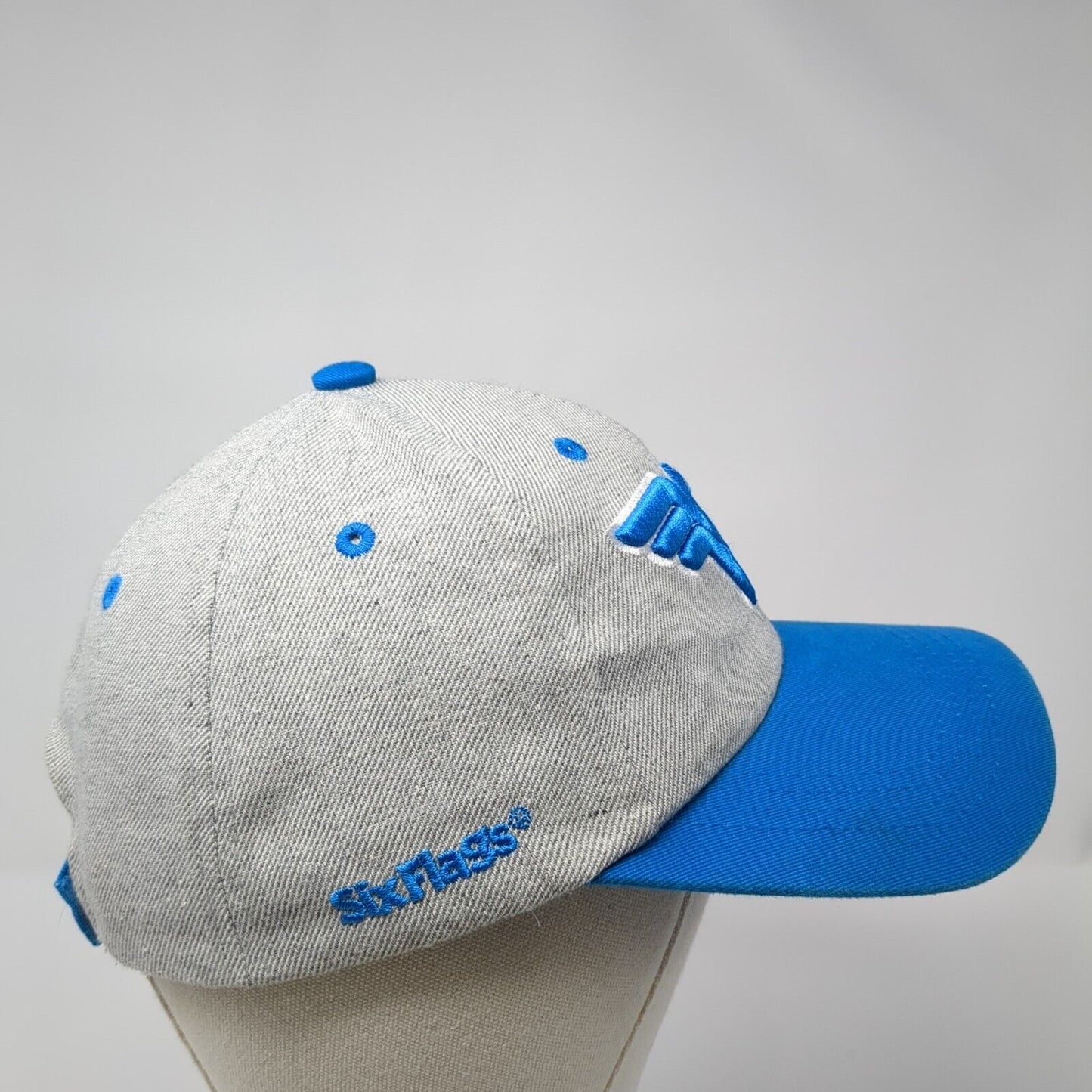 Wonder Woman Strapback Hat Multicolor One Size Adjustable Six Flags