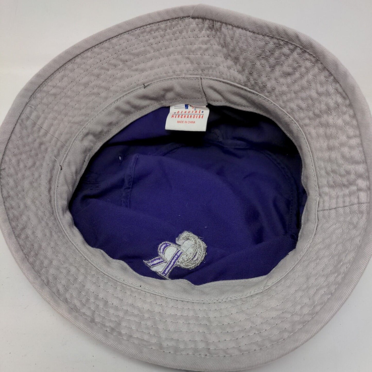 Colorado Rockies Twill Bucket Hat Purple OSFA Embroidered Genuine Merchandise