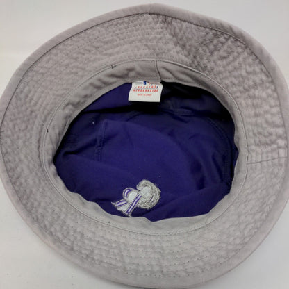 Colorado Rockies Twill Bucket Hat Purple OSFA Embroidered Genuine Merchandise