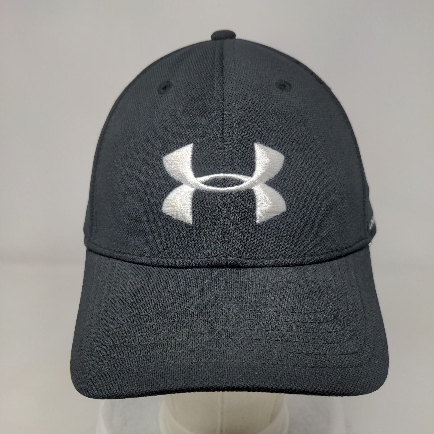 Under Armour Fitted Hat Black M/L Embroidered I Will Protect This House