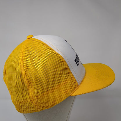 Bone Tech Alumni Snapback Trucker Hat Yellow OS Adjustable Mesh Back YR Headwear