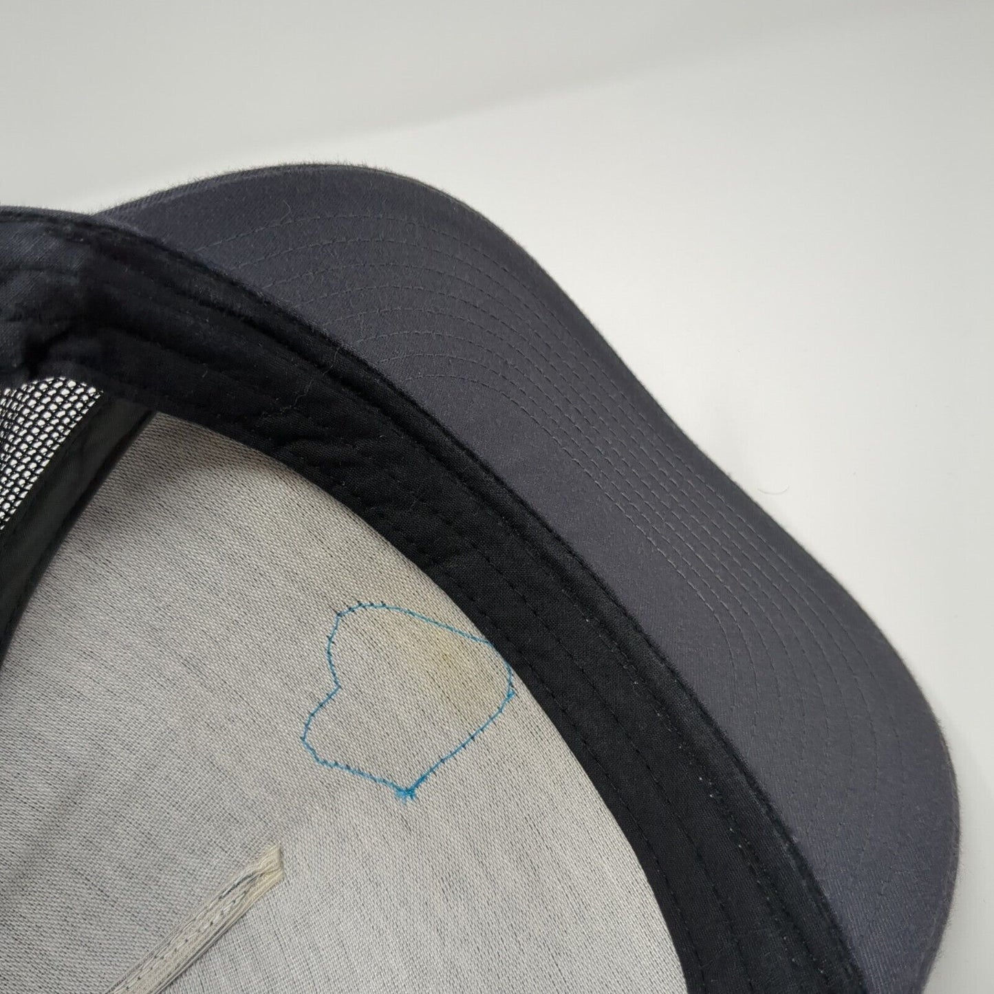 Drake Cooper Snapback Mesh Back Trucker Hat Gray One Size Mesh Back