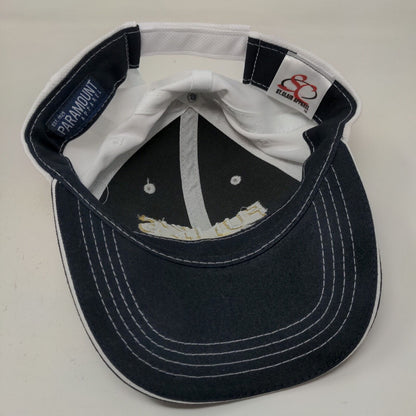 Funk's Frontiersman Men's Strapback Hat Blue White OSFA Embroidered Logo