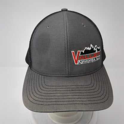 Valley Agronomics LLC 112 Trucker Hat Gray OS Adjustable Mesh Back Richardson
