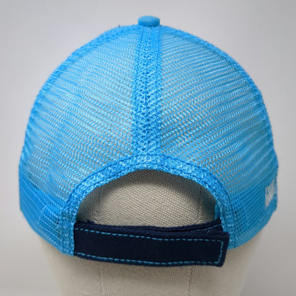 Infinity Global Baseball Cap Blue OS Mesh Back Strapback Sun Valley Hat Regional