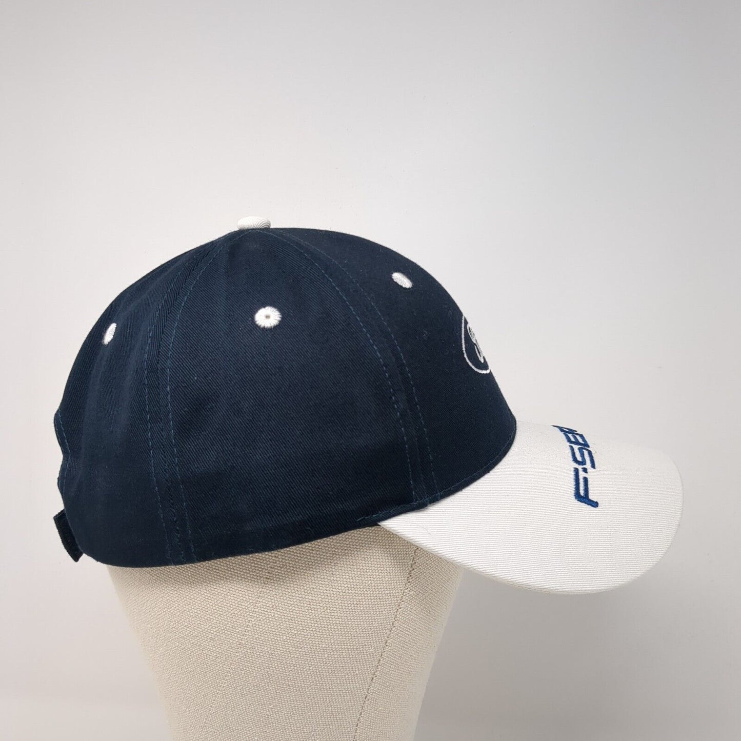 Ford F-Series Strapback Hat Blue One Size Adjustable Colorblock 6 Panel