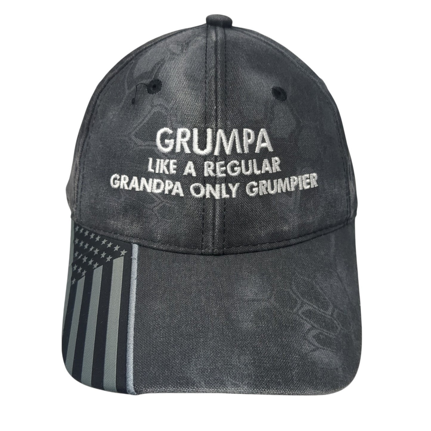 Grumpa Like A Regular Grandpa Only Grumpier Baseball Cap Multicolor OS Kryptek