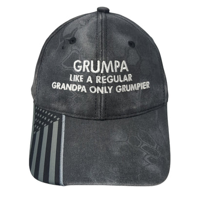 Grumpa Like A Regular Grandpa Only Grumpier Baseball Cap Multicolor OS Kryptek
