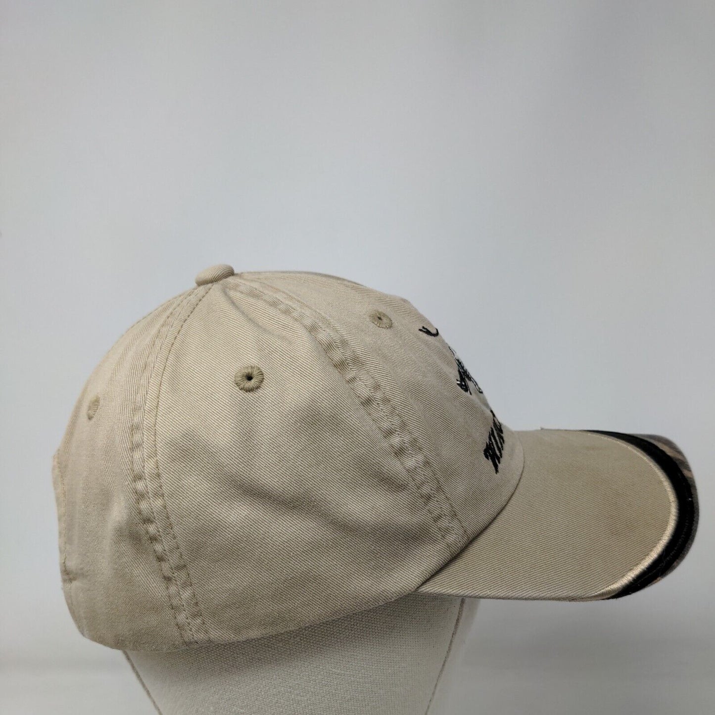Winchester Slideback Hat Tan OSFM Camouflage Adjustable Embroidered Signatures