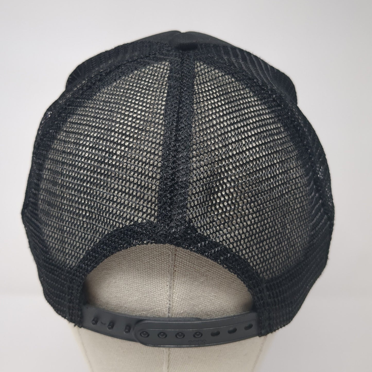 Vans Off The Wall Snapback Mesh Back Trucker Hat Black One Size Otto