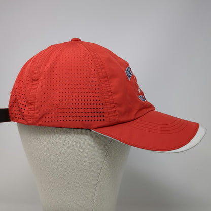 Nike Baseball Cap Red One Size New Fairfield Field Hockey Mesh Perforated Hat