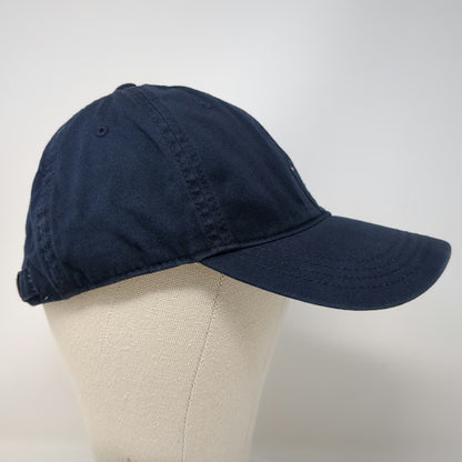 Tommy Hilfiger Baseball Cap Blue One Size Adjustable Strapback Cotton Logo Hat