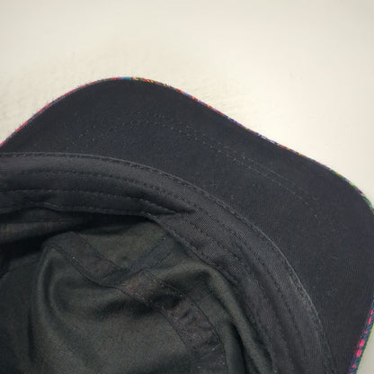 Nexgen Army Cap Purple Red One Size Strapback Hat Woven Cotton Striped Pattern