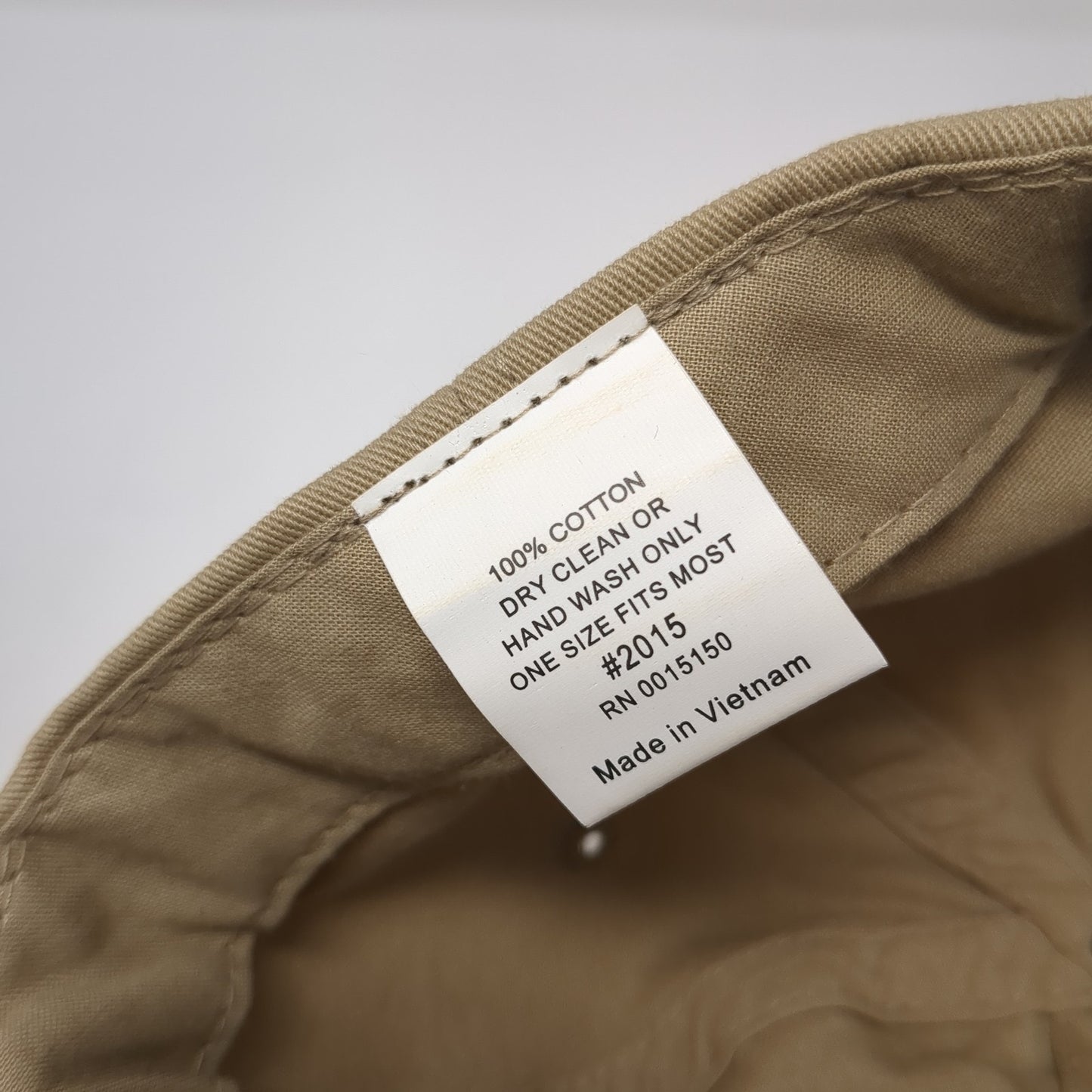 Unbranded Strapback Baseball Cap Brown One Size Adjustable Vented Holes Blank