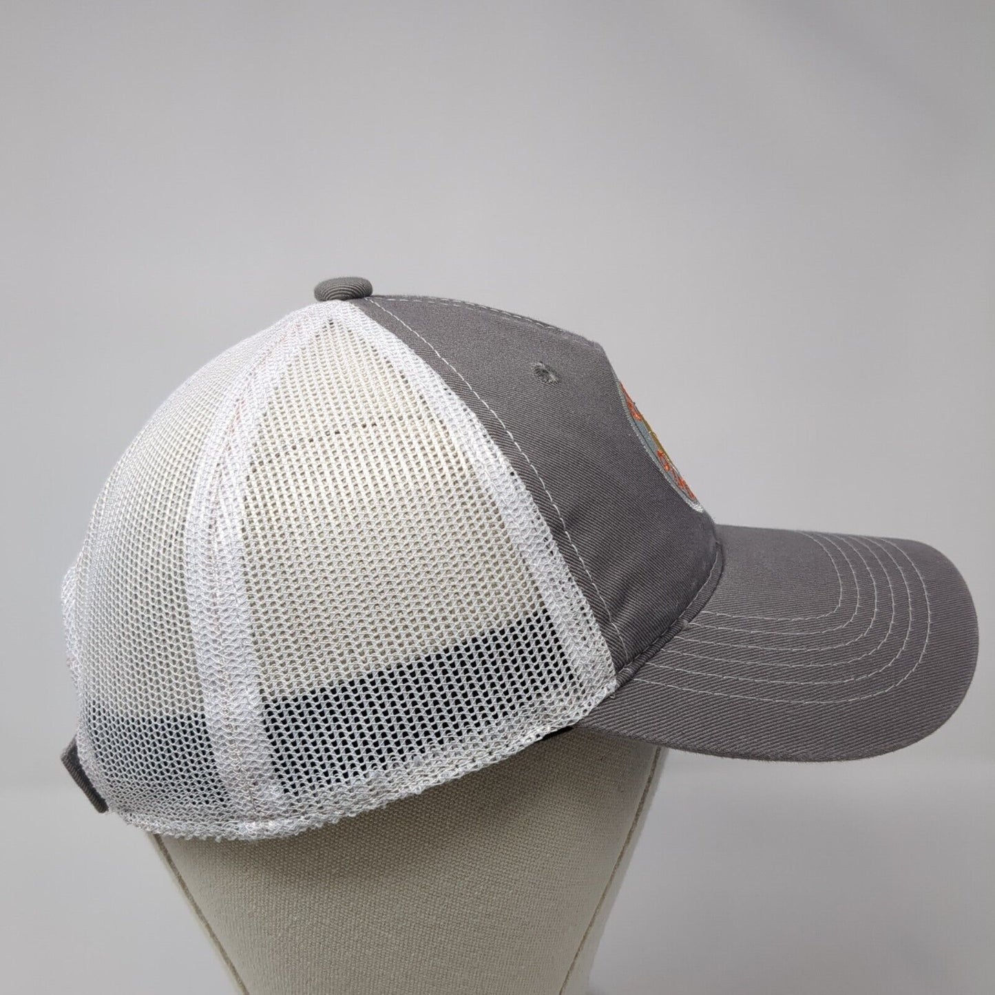 Do All Outdoors Strapback Trucker Hat Gray One Size Mesh Back Outdoor Cap
