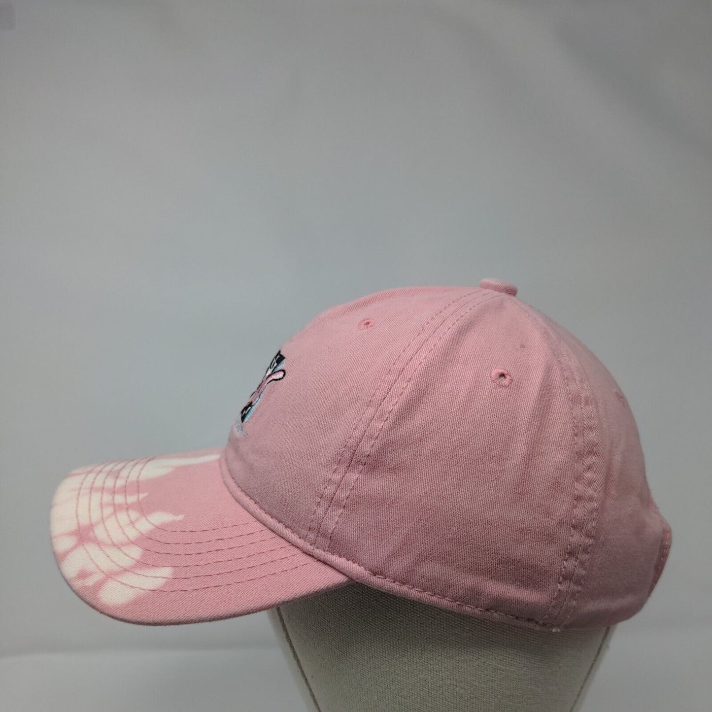 MTV Music Television Slideback Hat Pink One Size Adjustable Embroidered 6 Panel