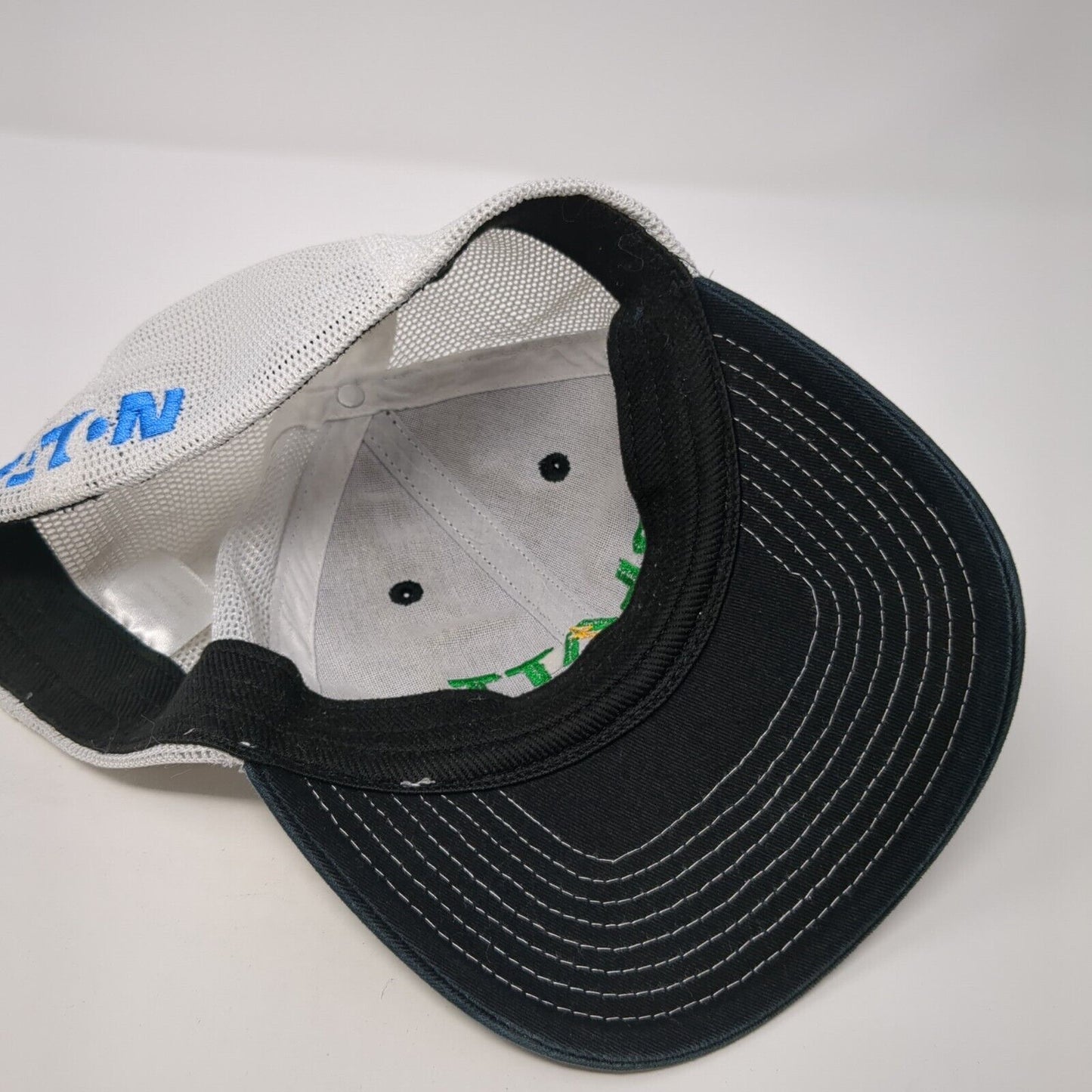 Platt Fitted Mesh Back Trucker Hat Black One Size Colorblock Outdoor