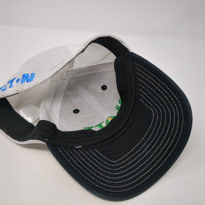 Platt Fitted Mesh Back Trucker Hat Black One Size Colorblock Outdoor