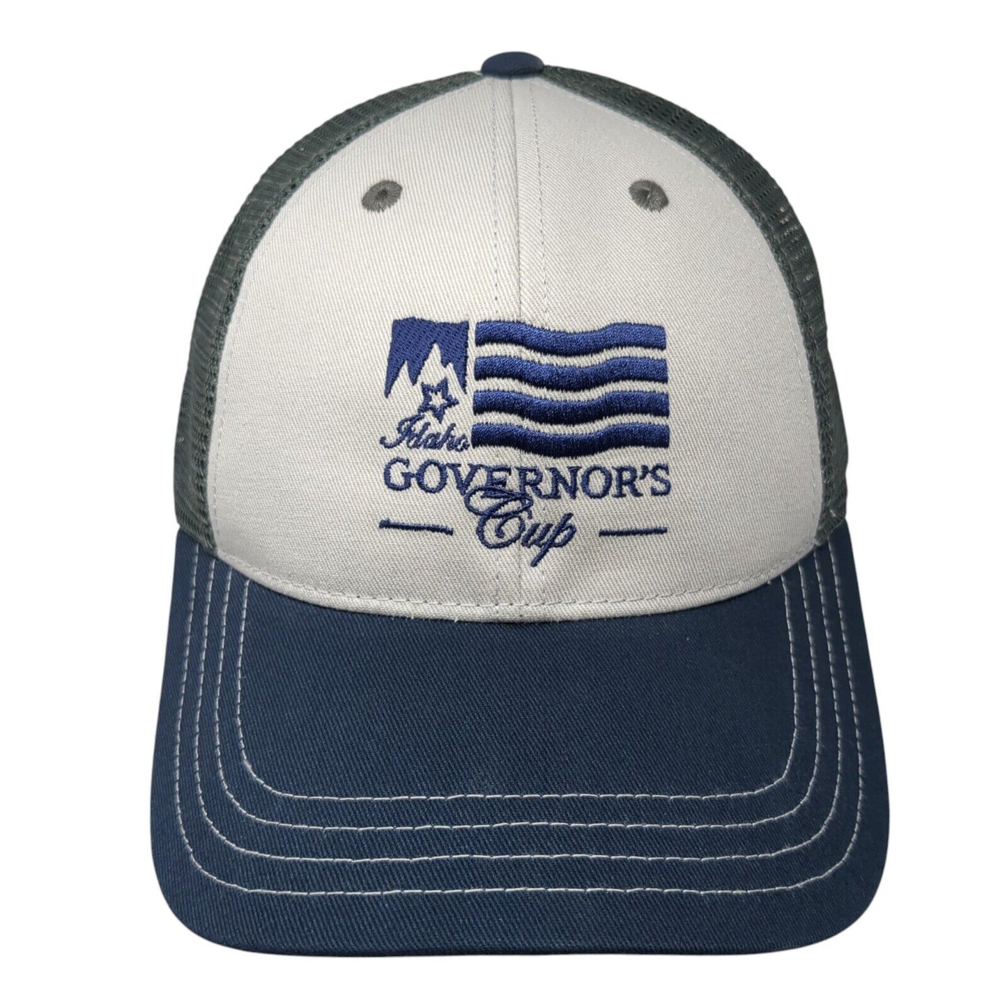 Idaho Governor's Cup Snapback Trucker Hat Multicolor OS Adjustable Mesh District