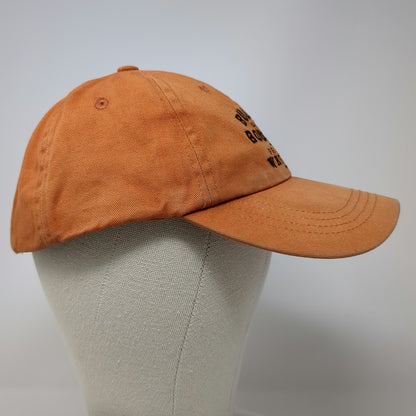 VONPOK Bulleit Bourbon Frontier Whiskey Baseball Cap Orange OSFM Slideback Hat