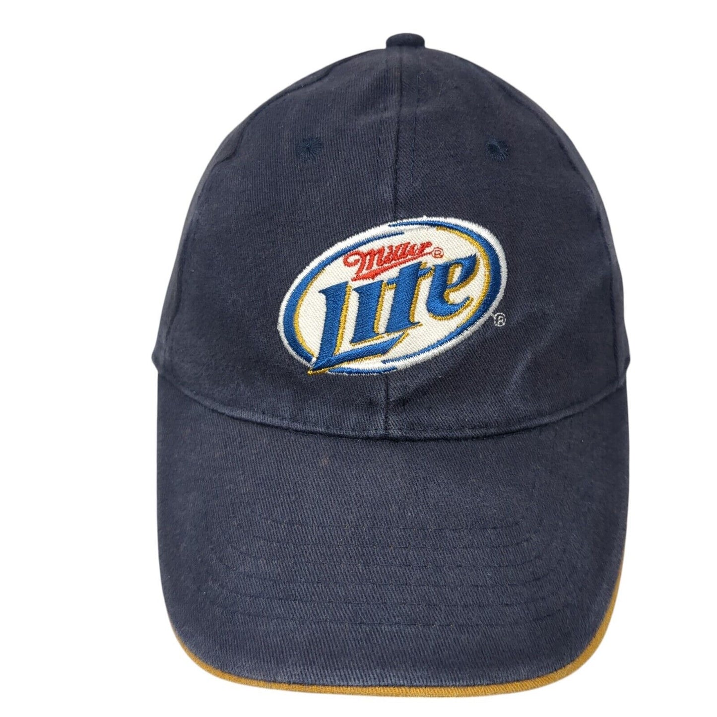 Miller Lite Strapback Hat Blue One Size Adjustable Embroidered 6 Panel ACME