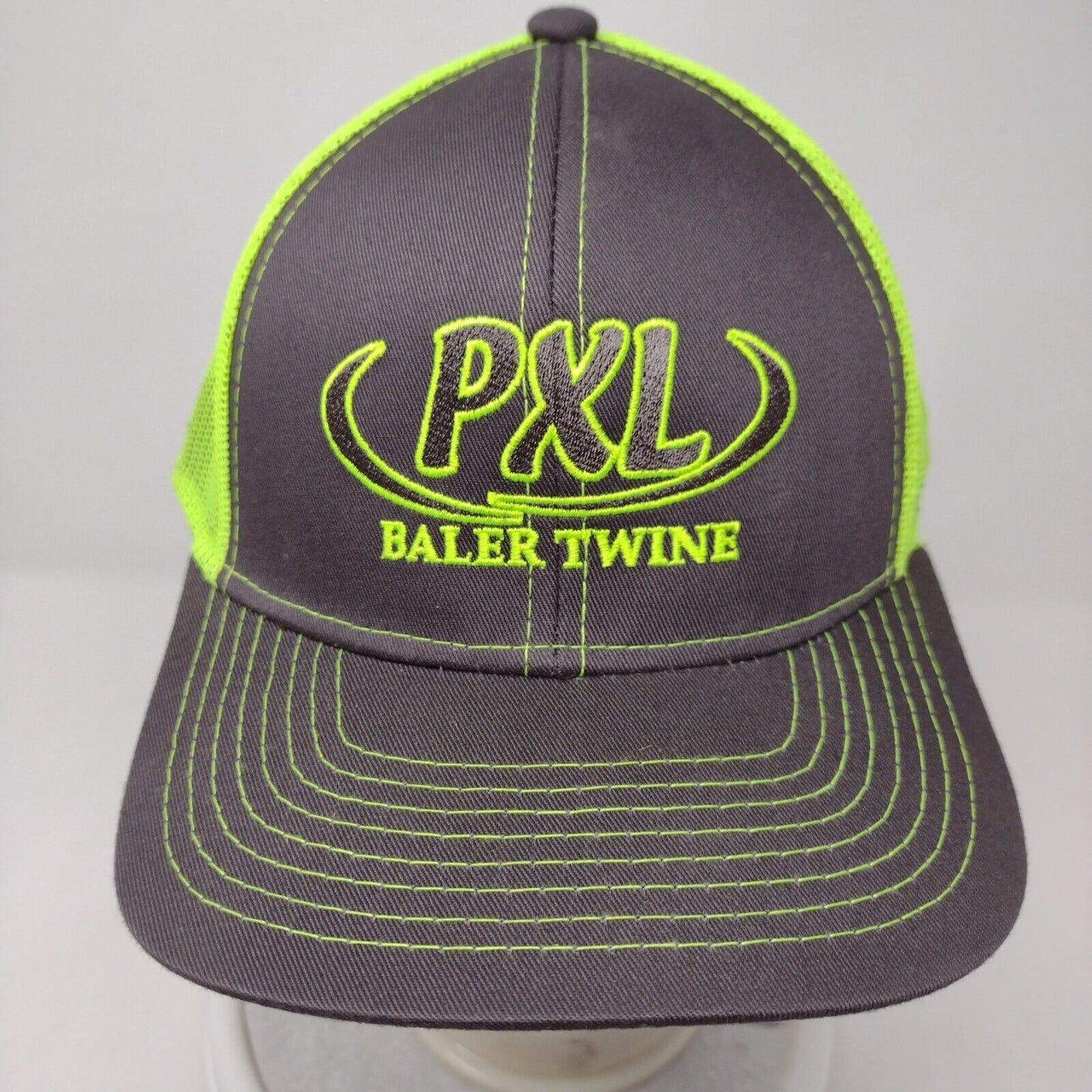 PXL Baler Twine Strapback Hat Multicolor OSFM Adjustable Mesh Back Outdoor Cap