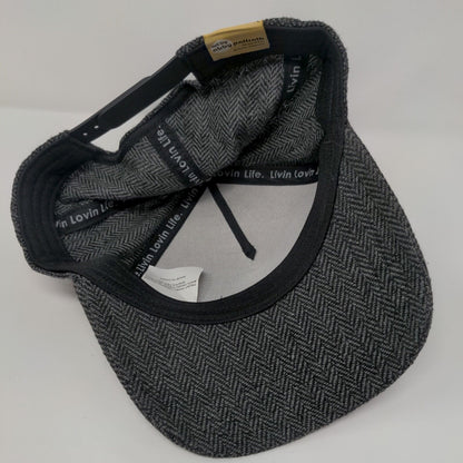 Art by Abby Paffrath Snapback Hat Multicolor OSFA Herringbone Livin Lovin Life
