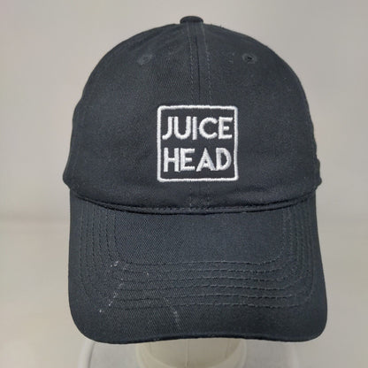 Juice Head Slideback Hat Black One Size Adjustable Embroidered 6 Panel