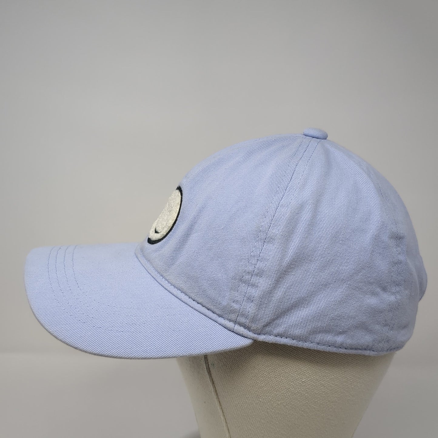 Smiley Face Slideback Hat Blue One Size Adjustable David And Young