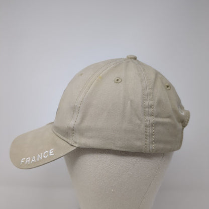 Paris France Slideback Hat Tan One Size Adjustable City Of Lights